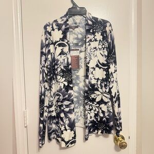 Womens floral cardigan size small